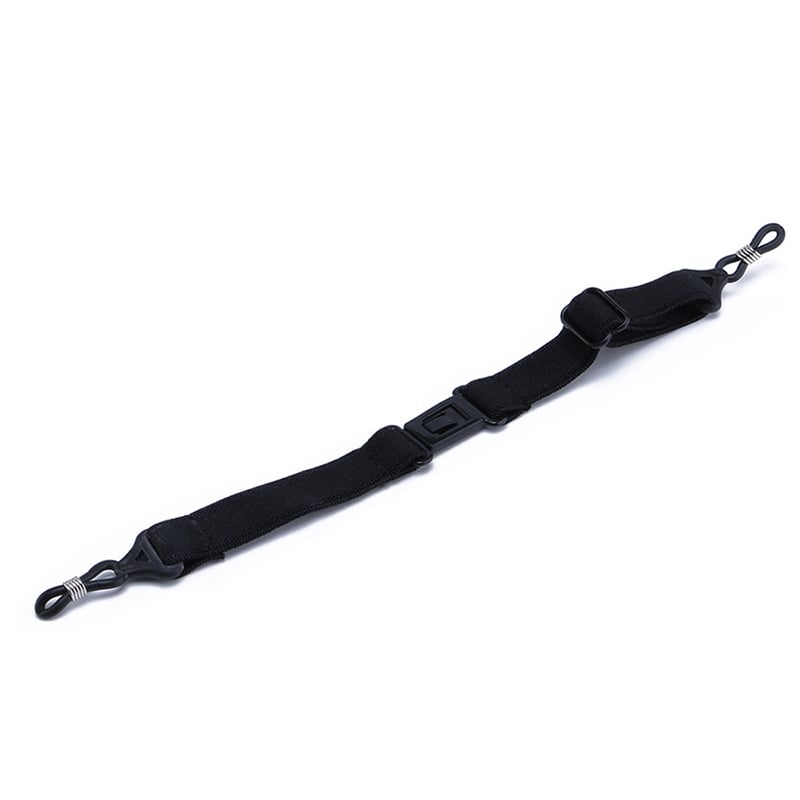 cordon lunettes solide noir