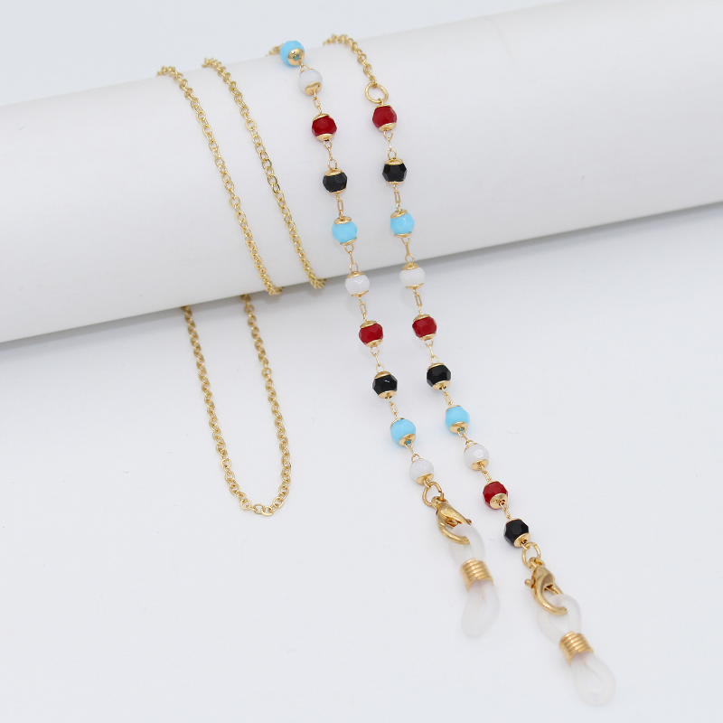 cordon lunettes tendance perles