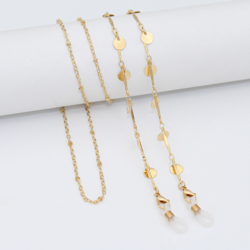 cordon lunettes tendance or