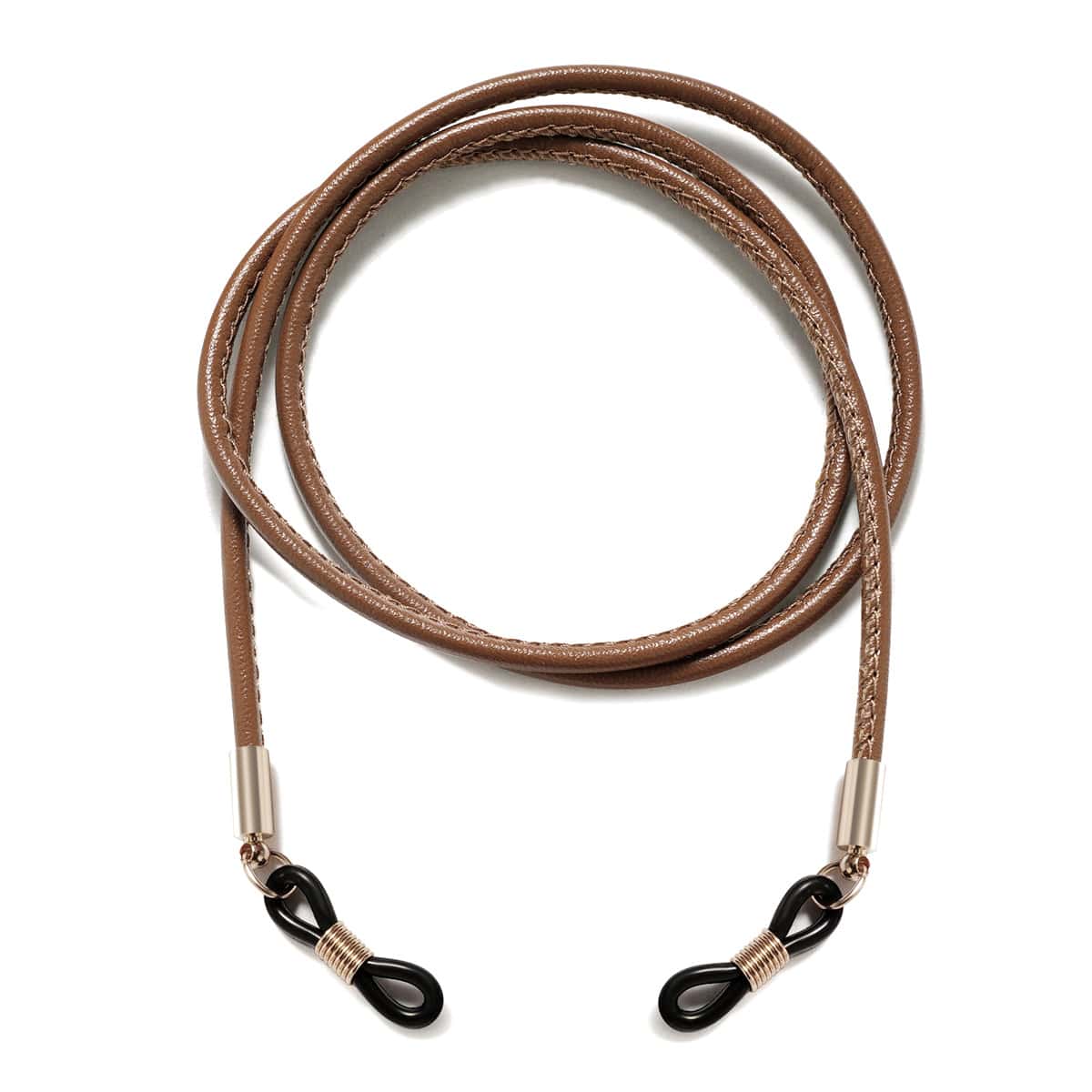 cordon pour lunettes de vue marron