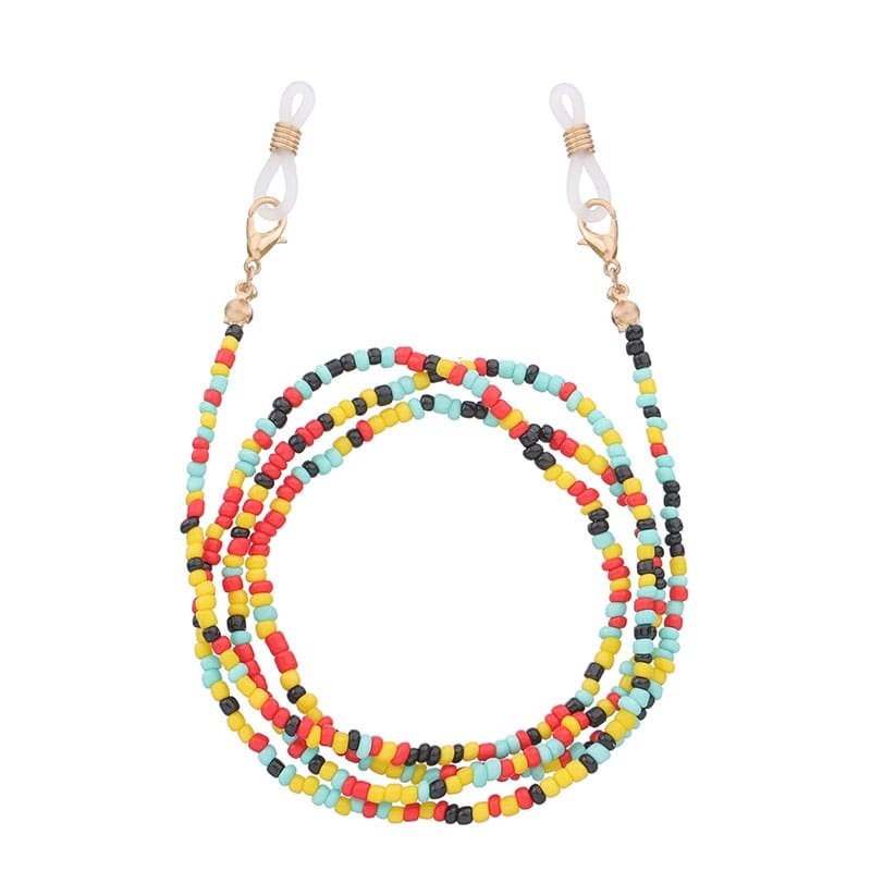 diy cordon lunettes jaune