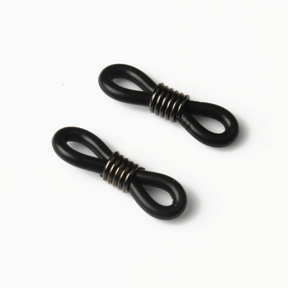 embout chaine lunettes noir