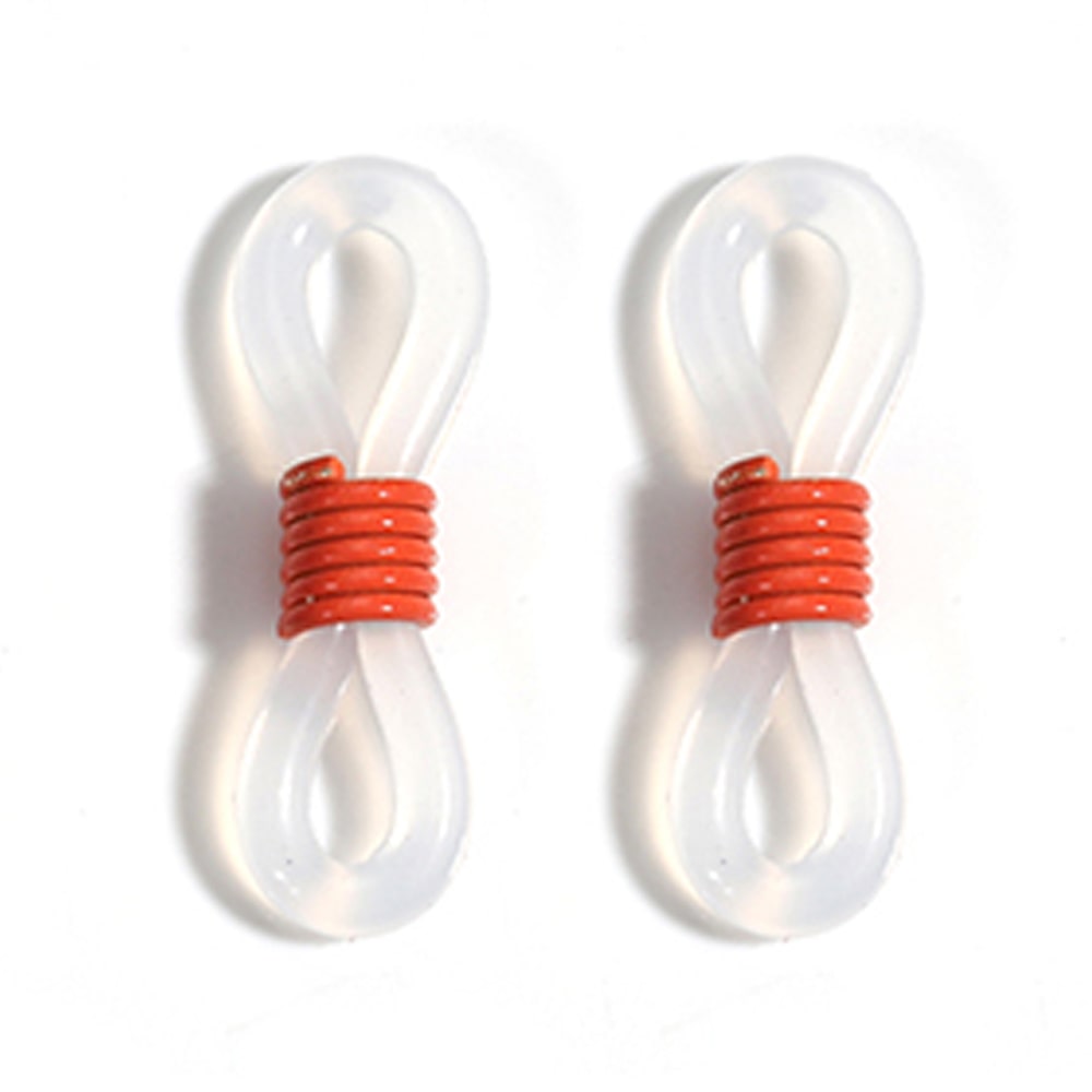 embout cordon lunettes orange