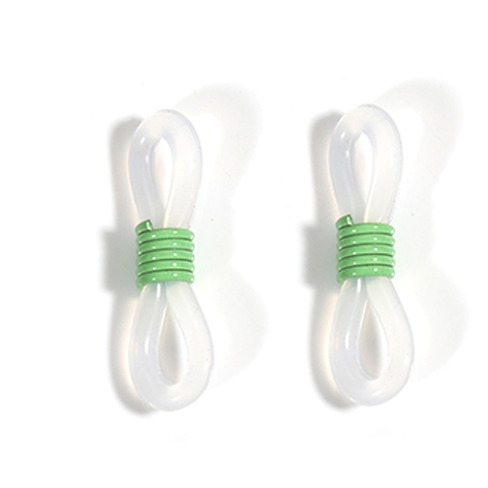 embout cordon lunettes vert