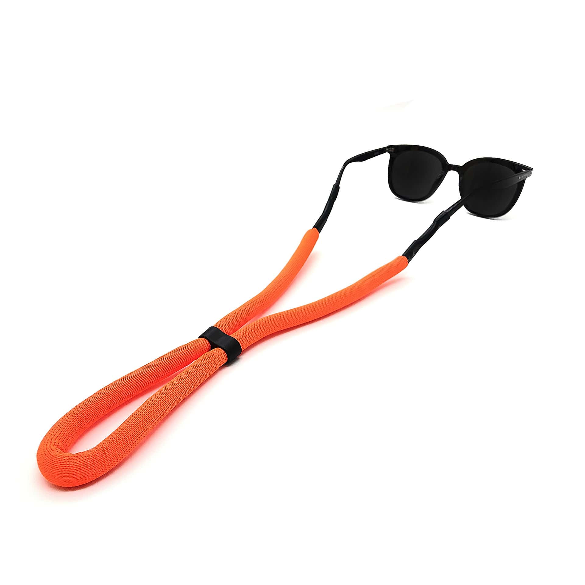 attache lunette sport flottant orange