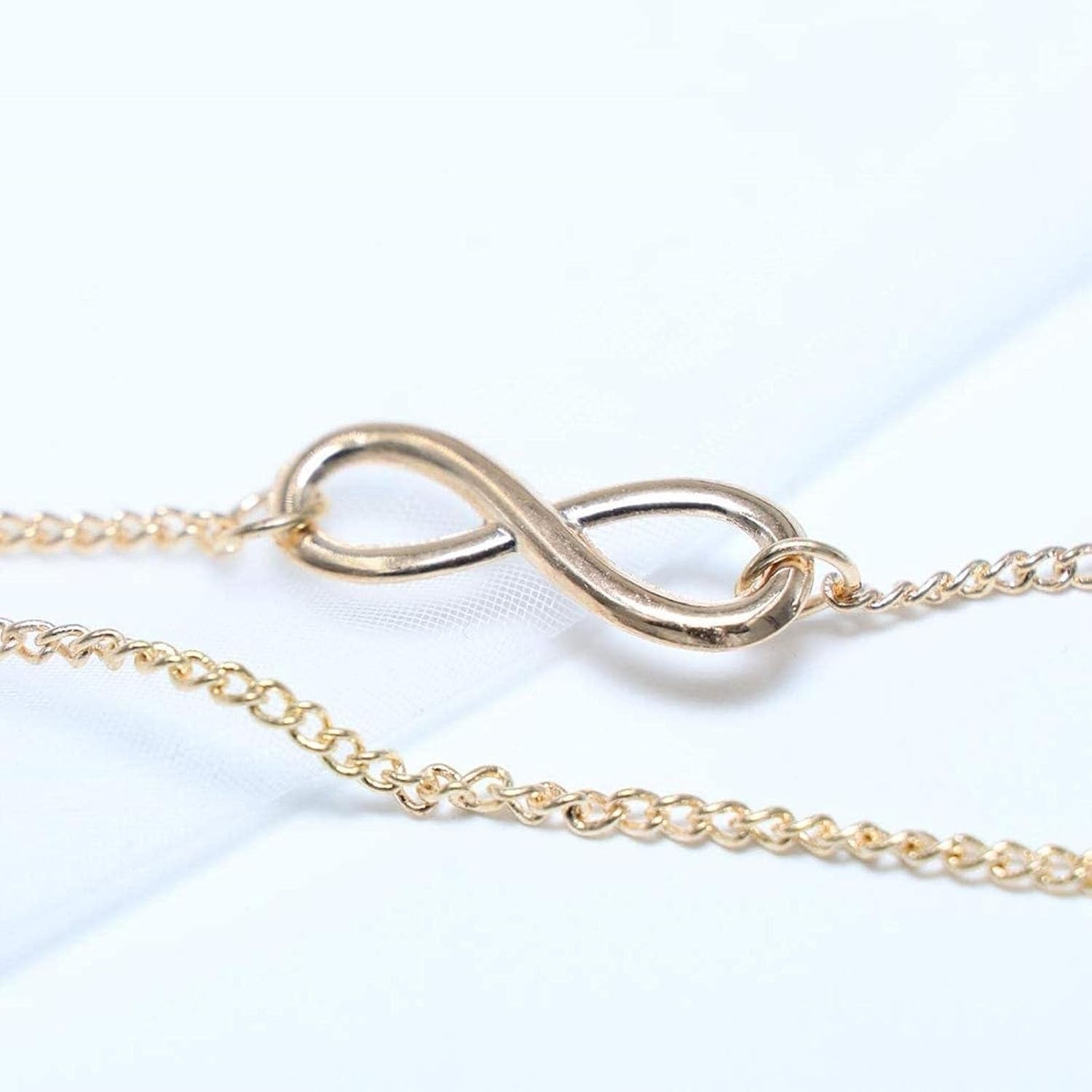 chaine de lunettes collier infini or