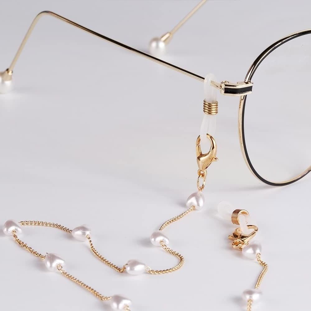 chaine pour lunettes de vue en or