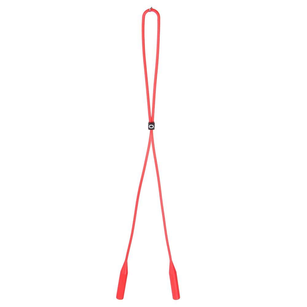 cordon lunettes silicone rouge